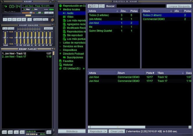 Audio Programme Winamp Player